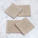 Gray Dotted Wooden Coasters for Home & Office - Pack of 4